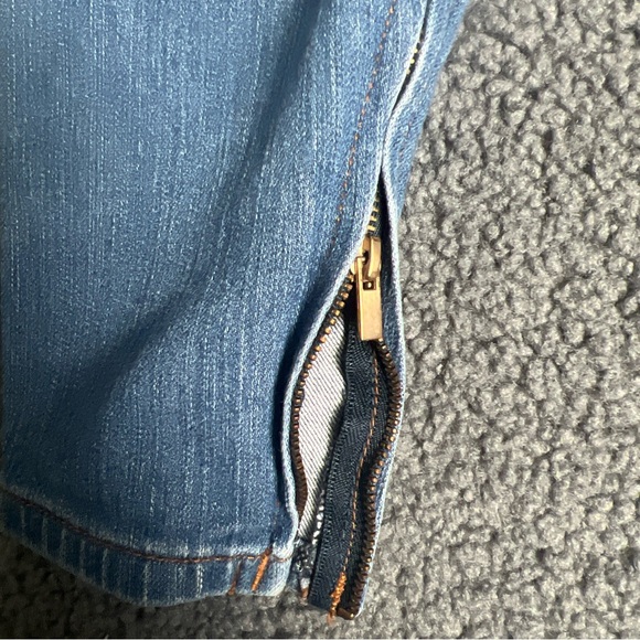 Joes Women's Denim Zip Ankle Distressed Jean Leggings SZ M - Picture 9 of 16